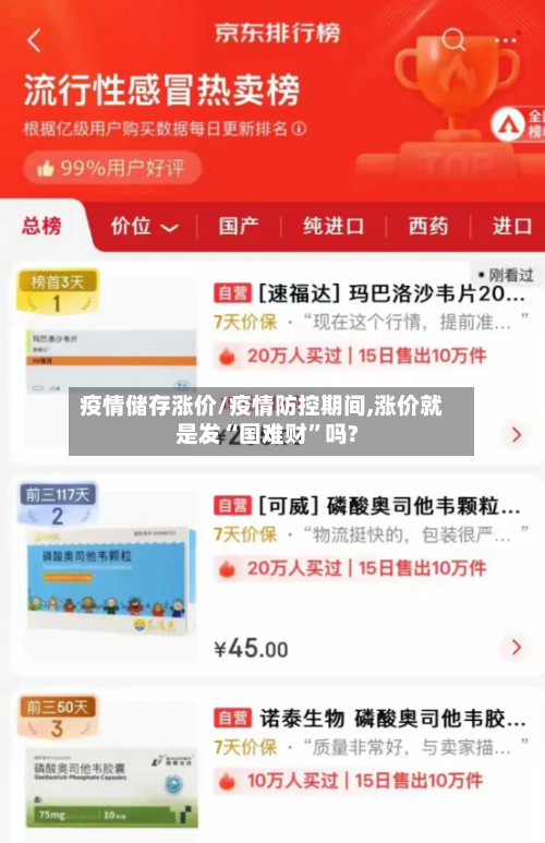 疫情储存涨价/疫情防控期间,涨价就是发“国难财”吗?